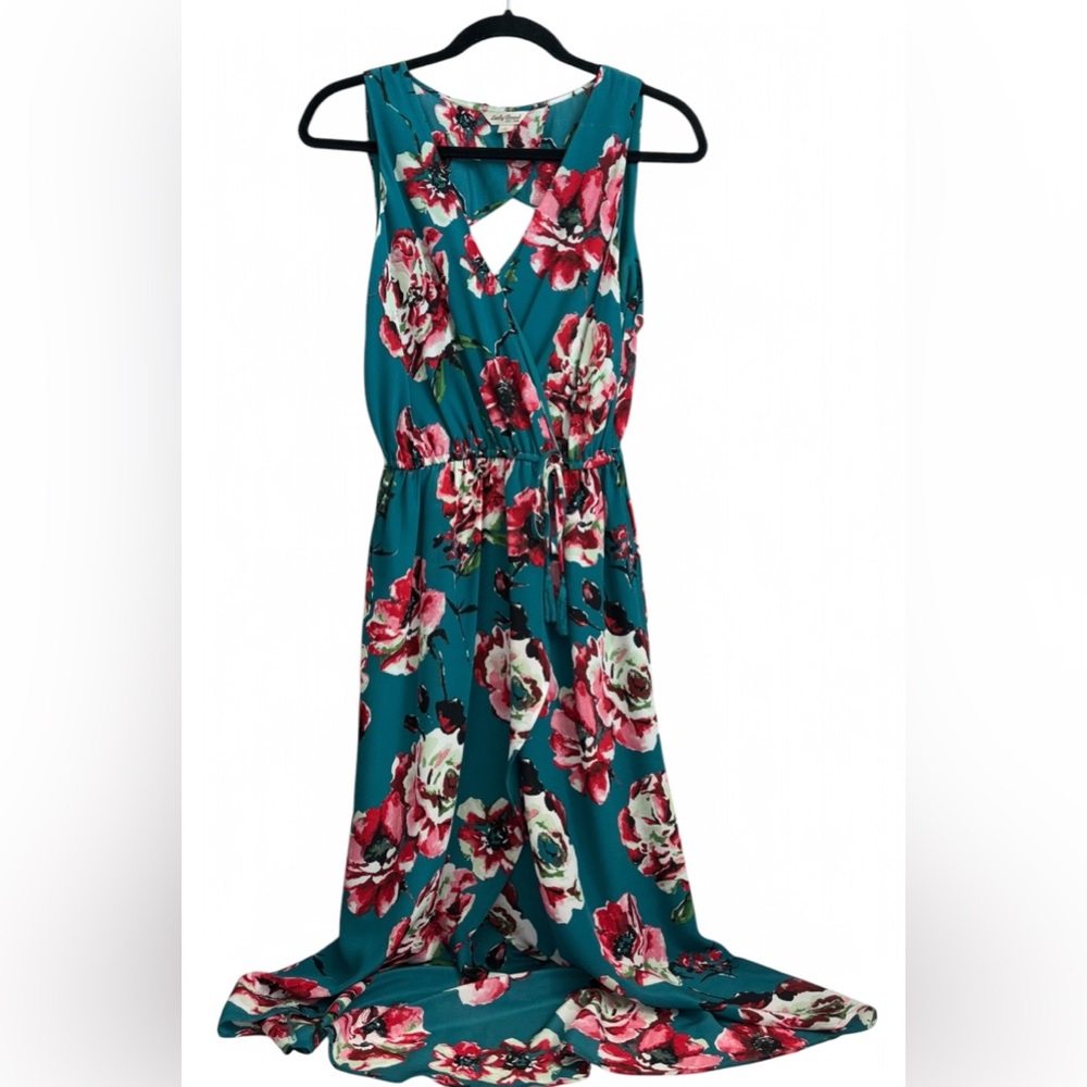 **SOLD**Women’s Lucky Brand 100% Silk Floral Dress -Size Small - Picture 2 of 10